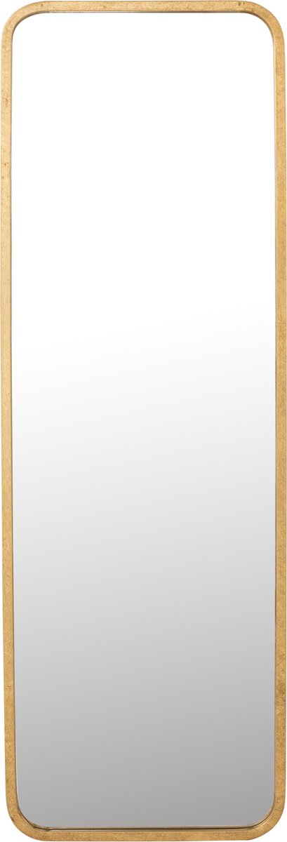 J-Line spiegel Mona Rechthoekig - ijzer/glas - goud - 119.5 x 40.5 cm