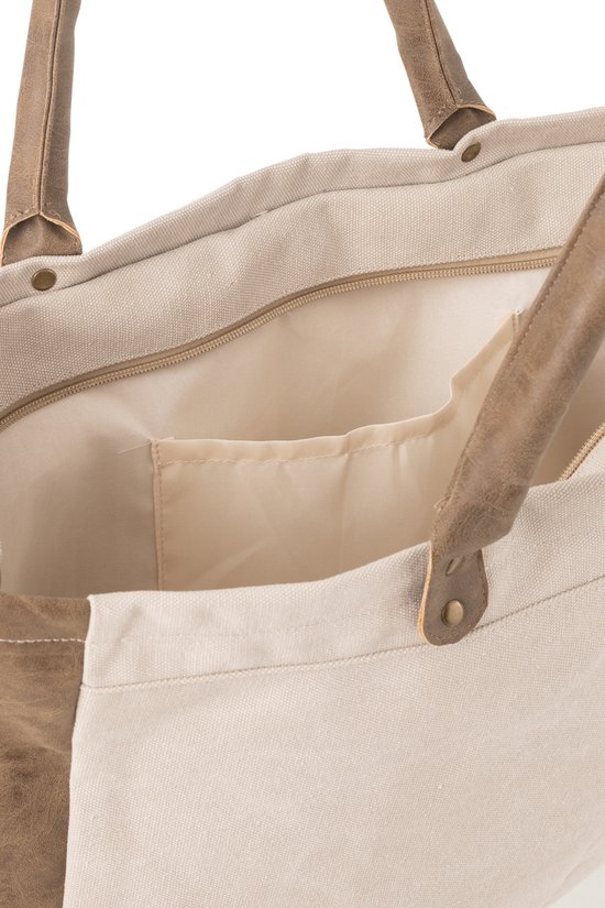 J-Line sac de plage Petites Anses - textile - beige
