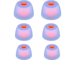 Somstyle Vervangende Oordopjes Set Geschikt Voor JBL Tune 230 NC TWS / T230NC - Maat S, M & L - Siliconen - 6 Stuks - Blauw