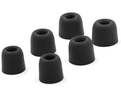 Somstyle Vervangende Oordopjes Set - Reserve Tips - Zacht Schuim - 6 Stuks ( S, M & L) - Zwart