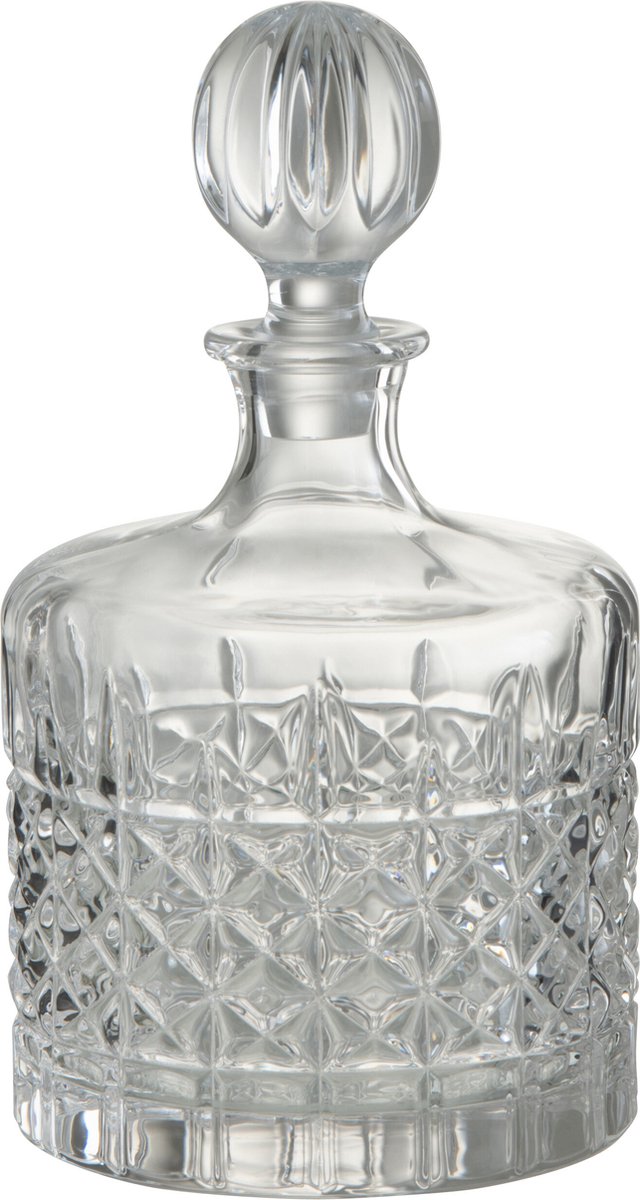J-Line karaf Lone - decanteerkaraf - glas - transparant