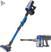 Stofzuiger Zonder Zak - Steelstofzuiger Draadloos - Steelstofzuigers - Stofzuigers - Vacuum Cleaner - Grijs met Blauw