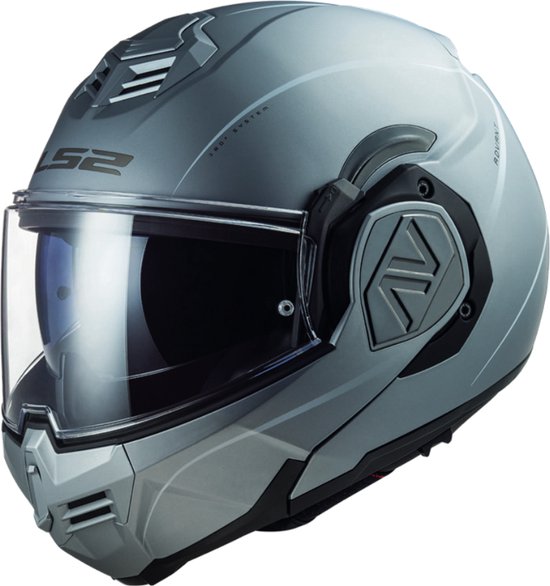 Foto: Ls2 ff906 advant special matt silver modular helmet xl maat xl helm