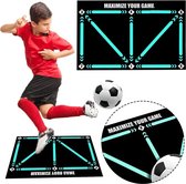 ValueStar - Voetbal Trainingsmat - Dribbelmat - Voetbal Training Mat - Voetbaltrainingsmateriaal - Voetbal Trainingsmateriaal - Voetbal Training - Voetbal Spullen - VoetbalDribbelen - Opvouwbaar