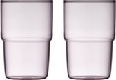 Lyngby Glas Torino Drinkglas 40 cl 2 st. Pink