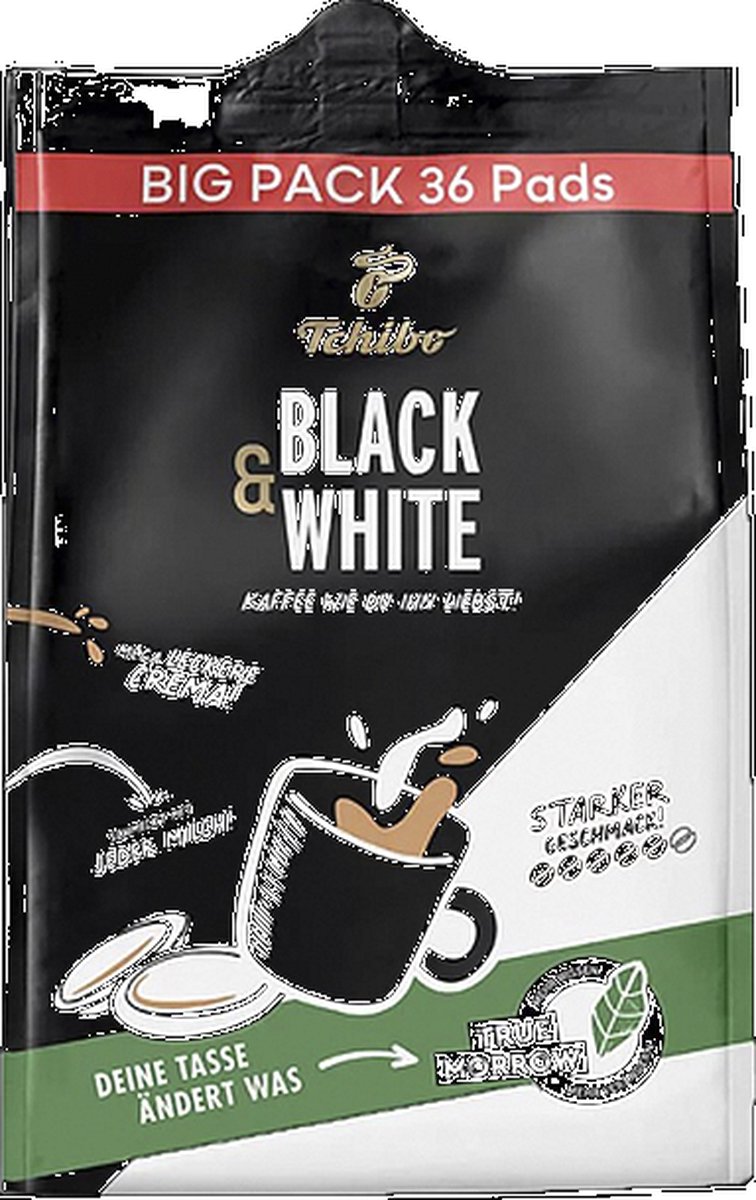 Goedkoopste Tchibo - Black 'n White - 12x 36 pads