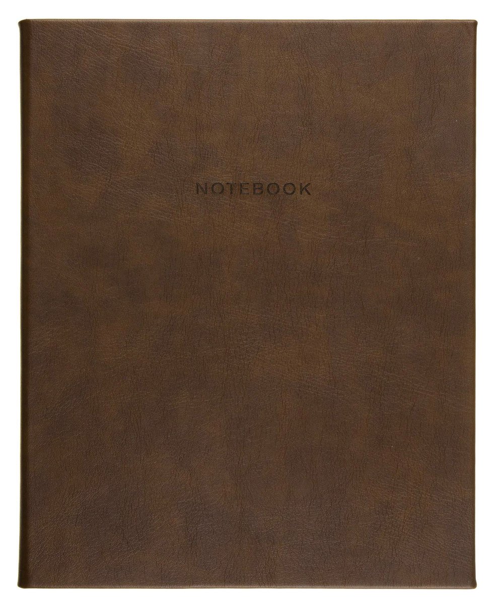 Eccolo notitieboek - Brown - lijn - ca.20x25cm - EC-D506M
