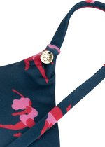 A-dam Faya - Bikini top - Zwemkleding - Gemaakt van Gerecyclede Flessen - Vegan - Dames - Vrouwen - Donkerblauw - XL