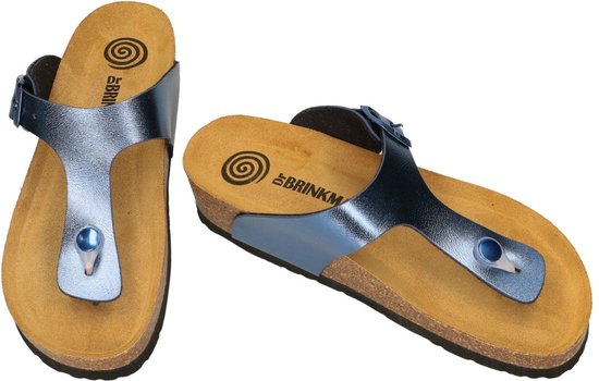 Dr Brinkmann - Dames - bleu - pantoufles et mules - taille 36