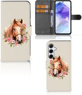 Telefoonhoesje met Pasjes geschikt voor Samsung Galaxy A55 Paard