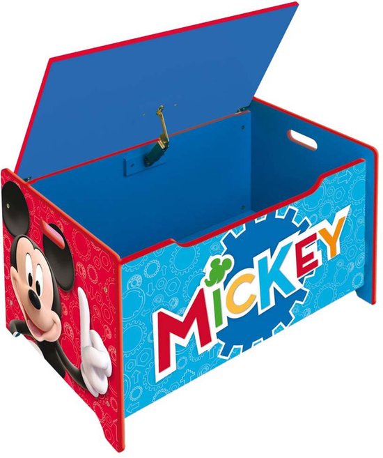 Arditex Opbergkist Mickey Mouse 62,5 X 40 Cm 92 Liter Hout Blauw — afbeelding 2