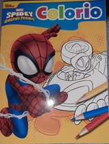 Colorio kleurboek a4 - Spidey - 32 kleurplaten - spiderman little - marvel amazing friends