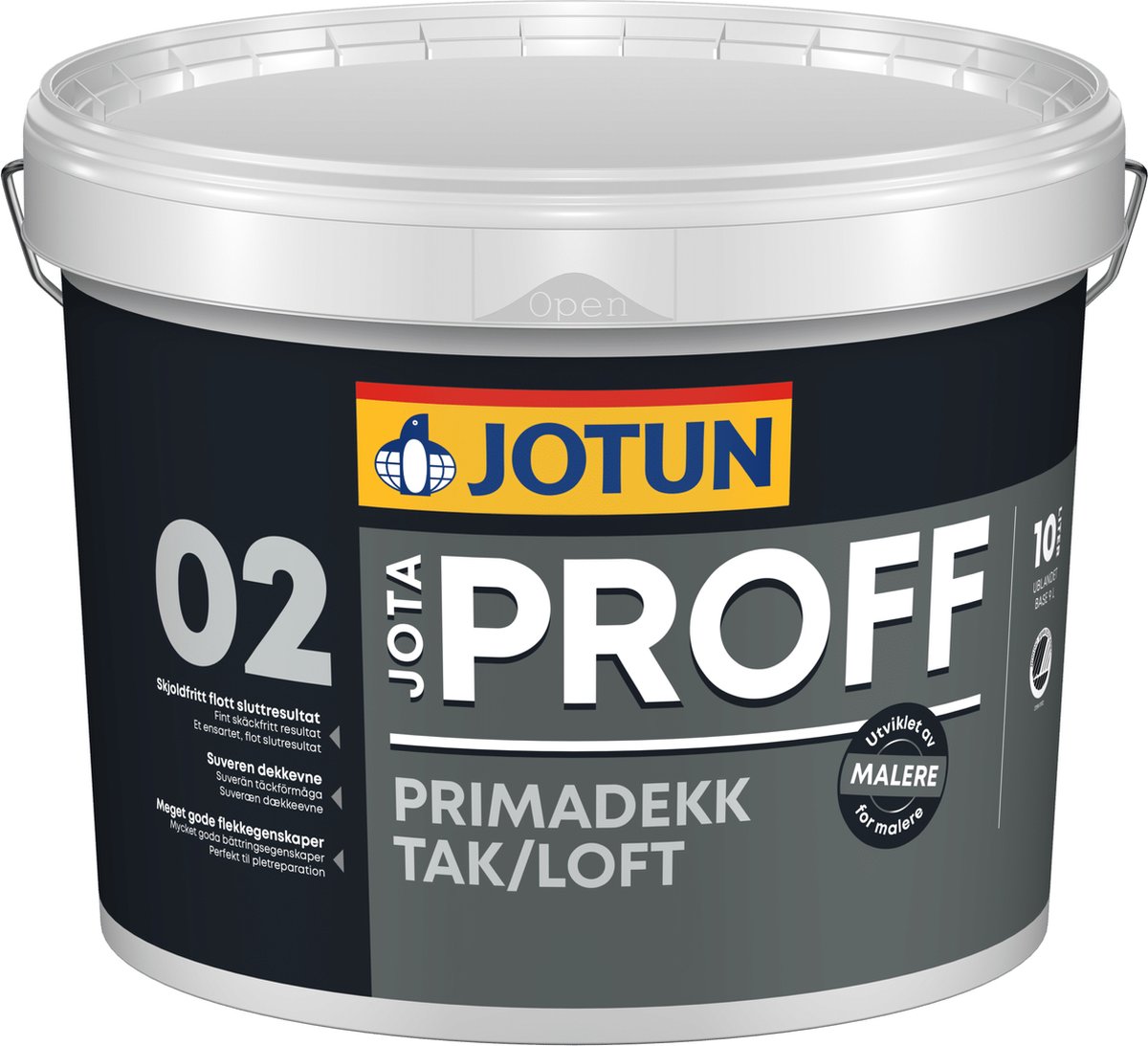 Jotun Jotaproff Primadekk - 10 Liter - Wit - Muurverf