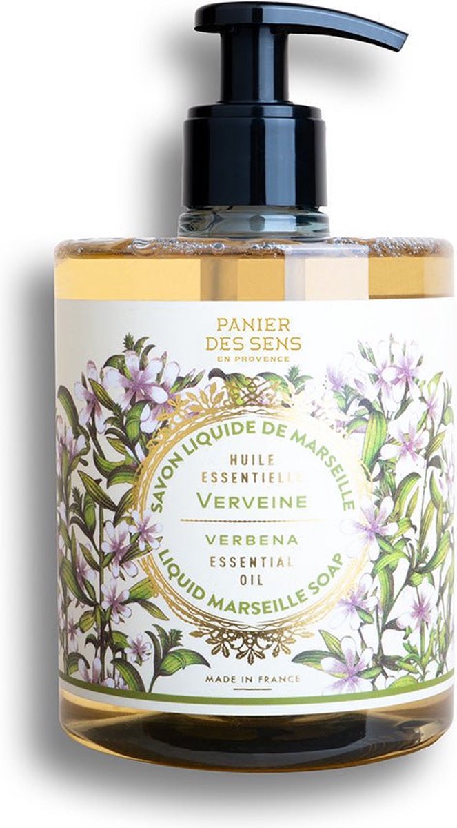 Panier des Sens - Vloeibare Marseillezeep - Handzeep / Douchegel - Verbena - 500 ml - Vegan