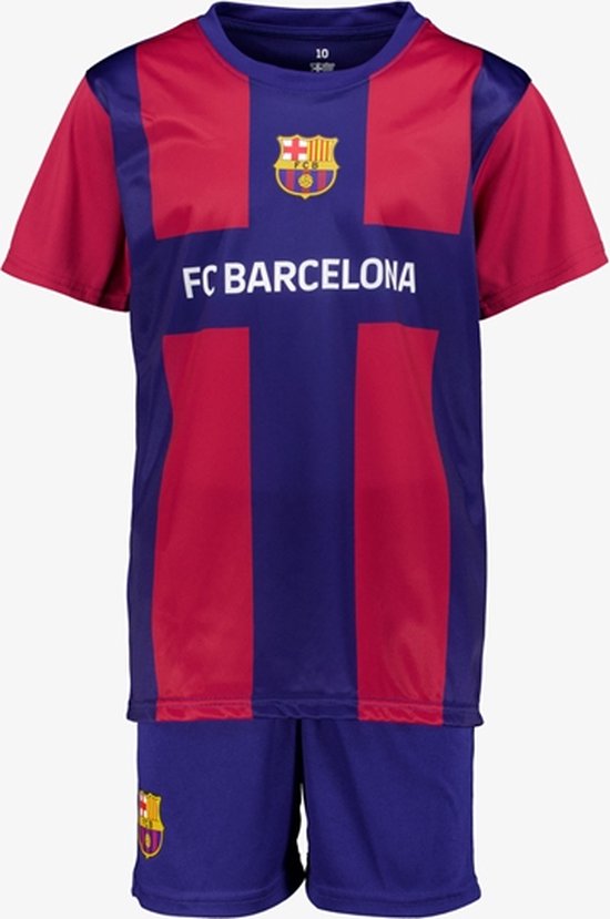 Ensemble de sport enfant deux pièces FC Barcelona bleu rouge - Taille 128/134