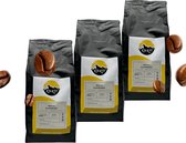 KURTT - Koffiebonen - 3 zakken van 1 KG - Koffiebonen 1KG x 3 - Maya Supreme - Chocolade - Gebrande nootjes - Medium Roast - Koffiezetapparaat - Koffiemachine - Koffiebonen - koffiebekers - gegarandeerd topkwaliteit koffiebonen - 3x1000 gram - (3kg)
