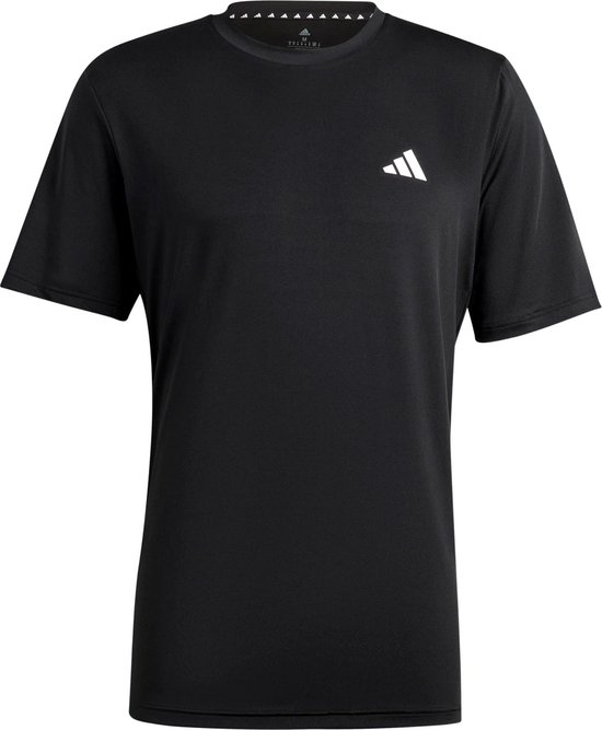 ADIDAS - t-shirt très stretch - Zwart- Wit