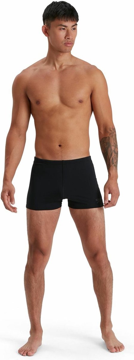 Speedo Endurance+ Aquashort Heren Sportzwembroek - Zwart — afbeelding 23