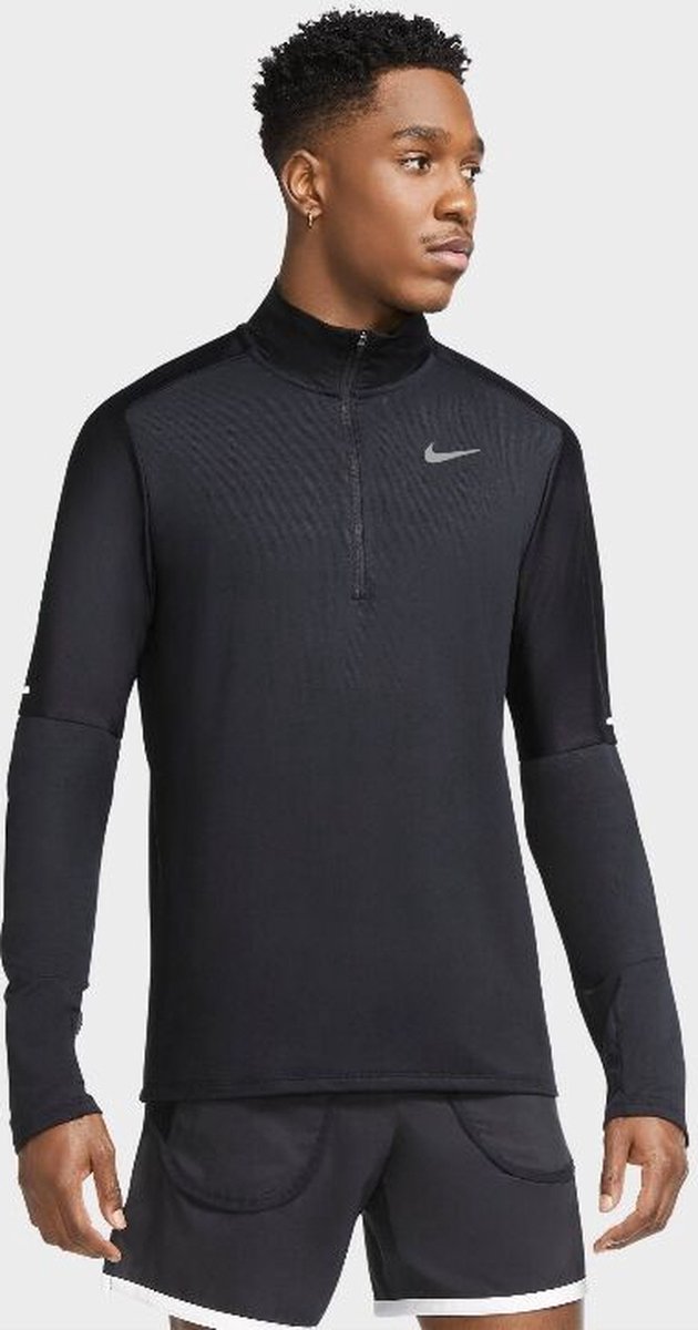 Nike Dri-FIT Element Sporttrui Heren Zwart