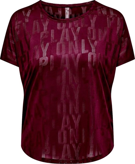 ONLY PLAY - sifi incurvé ss train tee curvy - Violet-Multicolore