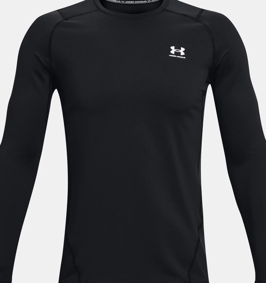 Foto: Under armour ua cg armour fitted crew blk zwart