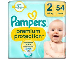 Pampers - Premium Protection - Maat 2 - Small Pack - 54 luiers - 4/8 KG