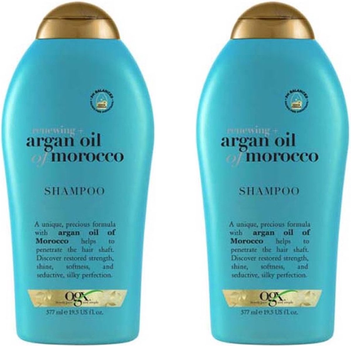 OGX renewing + Argan Oil - Shampoo 2 x 577 ml