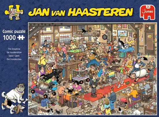 Puzzle - Jan Van Haasteren, 1000pc (Camping in the Forest