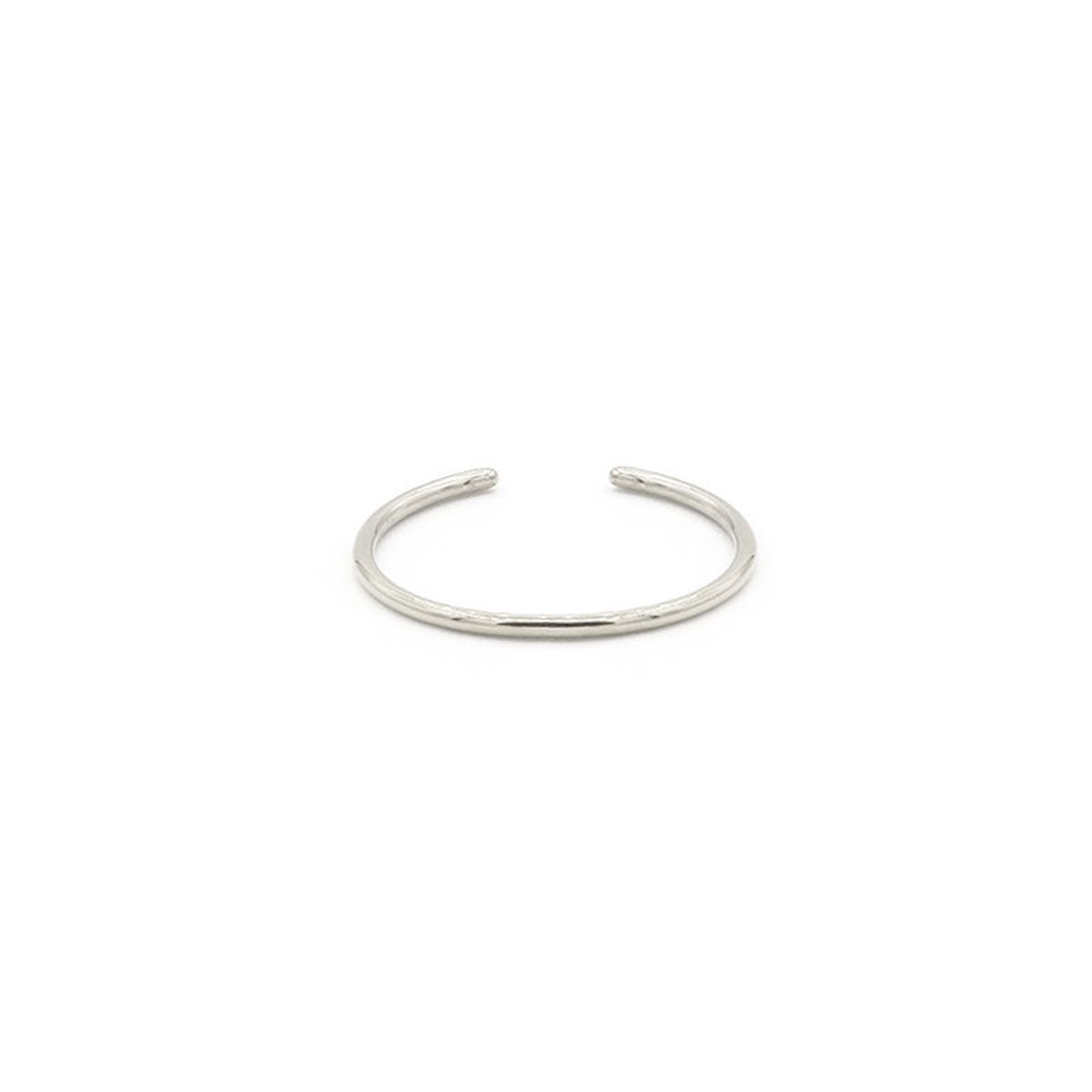 Mint15 Verstelbare ring 'Tiny stacking ring' - Zilver RVS/Stainless Steel