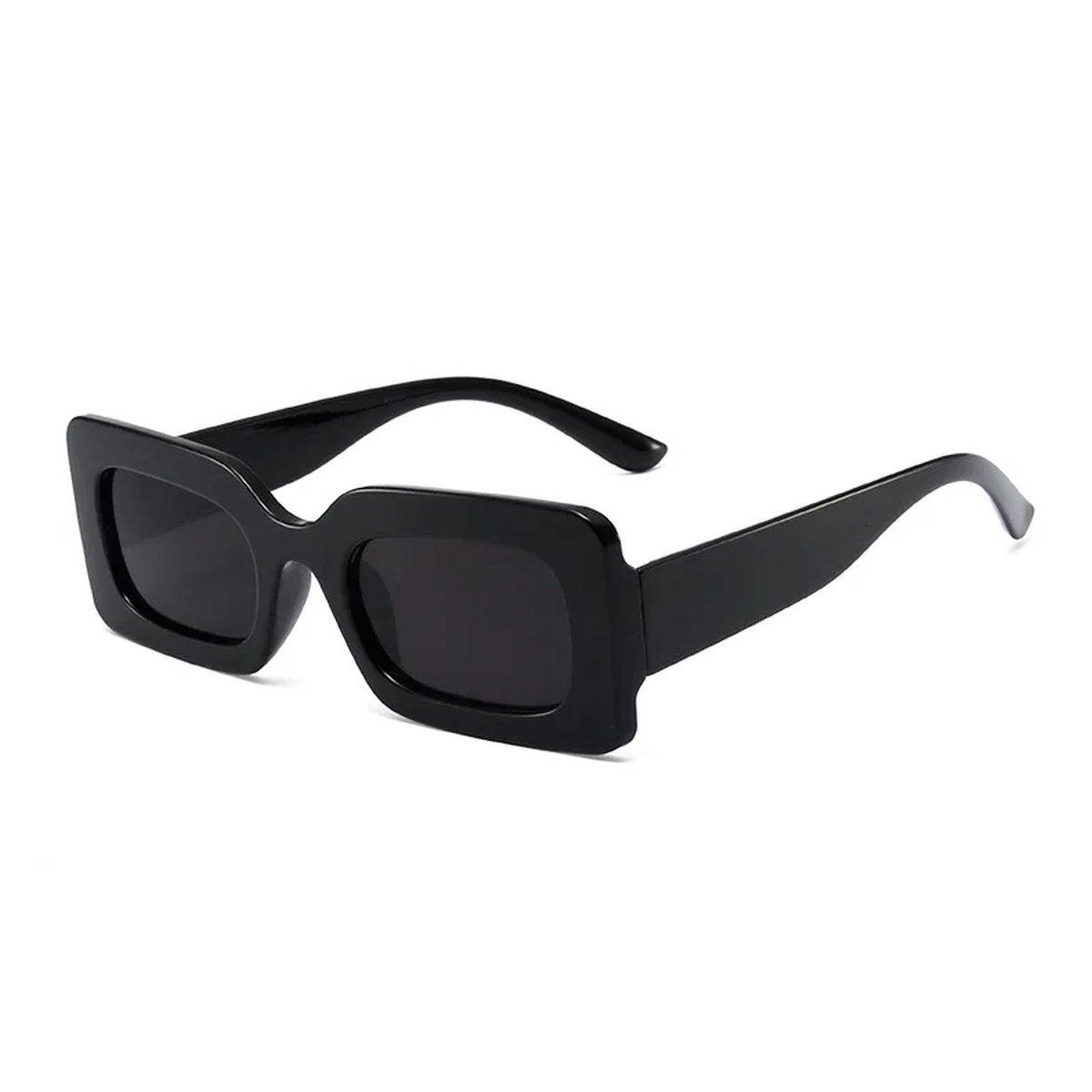 Rectangle Zonnebril - Zwart/Black | Rechthoekig | Fashion Favorite
