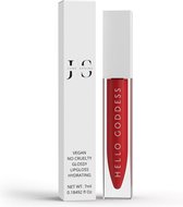 June Spring - Gloss à lèvres - Hello Goddess - Vegan - Cruelty-free - Glossy - Hydratant - Couleur Rouge