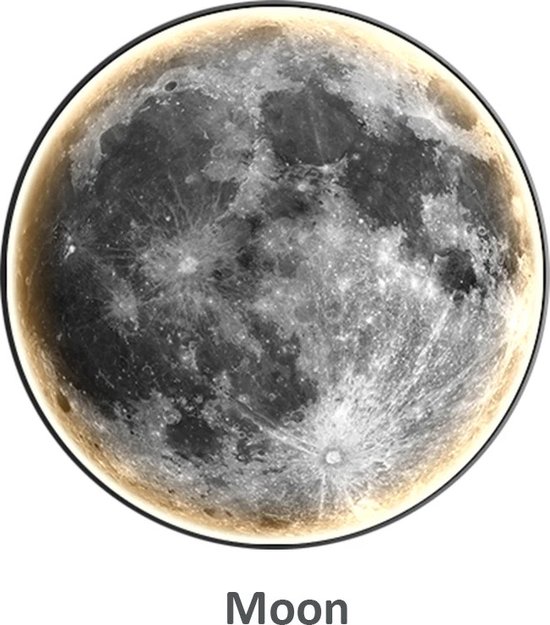 YMA® Wandlamp Maan - Dimbaar - Achtergrondverlichting Slaapkamer - Decoratie