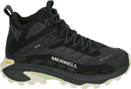 Merrell J037826 MOAB SPEED 2 MID GTX - Dames wandelschoenenHalf-hoge schoenenWandelschoenen - Kleur: Zwart - Maat: 38