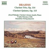 József Balogh, Danubius String Quartet - Brahms: Clarinet Trio & Quintet (CD)