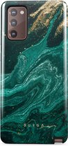 BURGA Telefoonhoesje voor Samsung Galaxy Note 20 - Schokbestendige Hardcase Hoesje - Emerald Pool