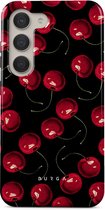 BURGA Telefoonhoesje voor Samsung Galaxy S23 - Schokbestendige Hardcase Hoesje - Cherrybomb