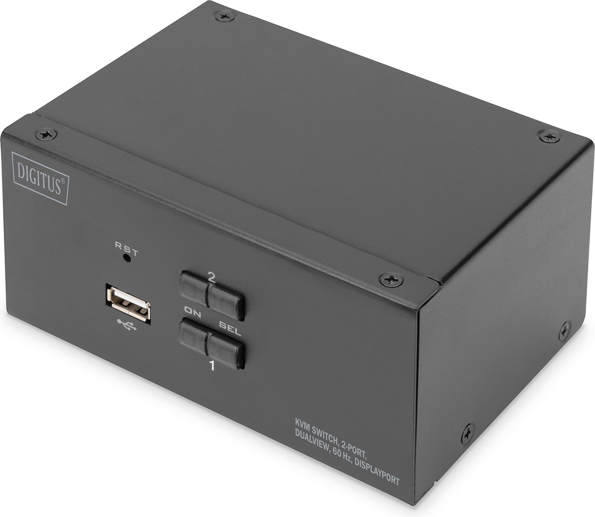 Digitus DS-12862 KVM-switch Zwart