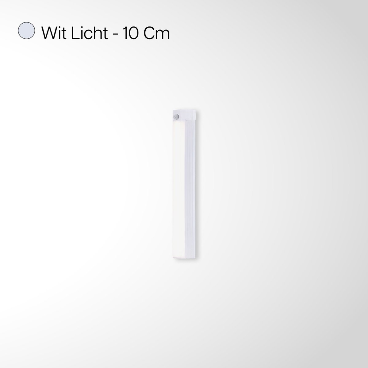 Bastix® Wandlamp Oplaadbaar - Leeslampje voor Boek - Leeslampje voor in bed - Leeslampje - Wandlamp Binnen - Wandlamp Badkamer - Draadloos - Dimbaar - Magnetisch - Wit Licht - 10CM