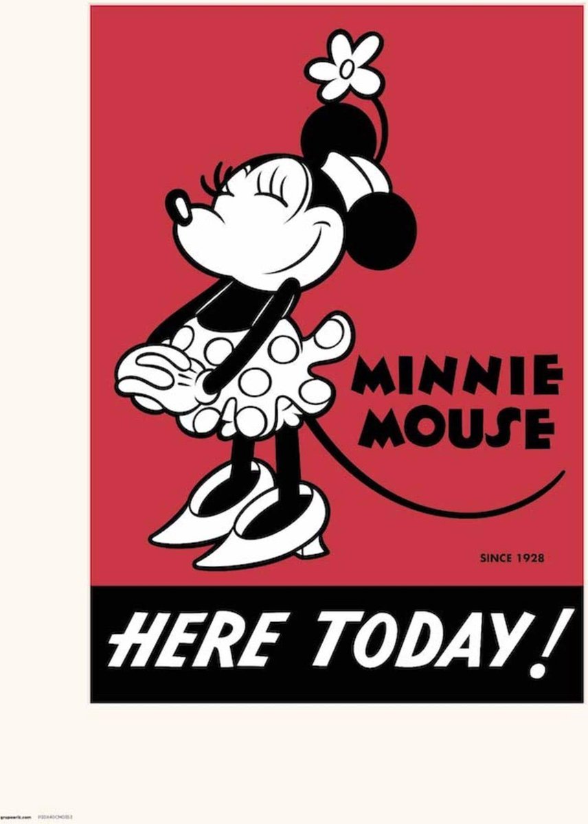 Grupo Erik Kunstdruk Disney - Minnie 90 II 30x40cm Divers