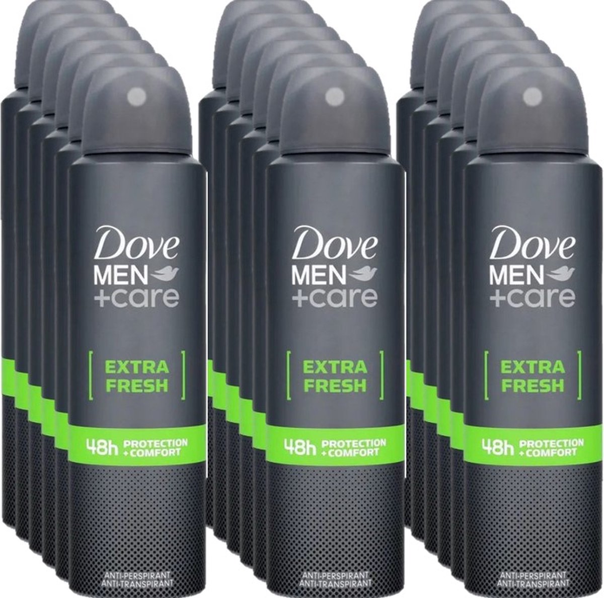 Goedkoopste Dove Men Care Extra Fresh Deo Spray - 18 x 150 ml