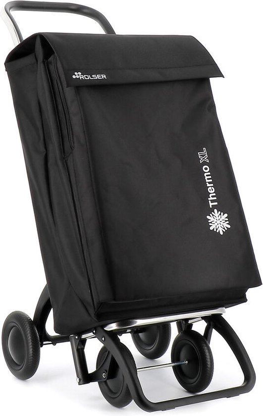 Rolser Boodschappentrolley Thermo MF XL 4.2 - 4 Wheels - Zwart