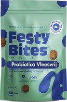 Probiotica Hond - Vleesvrij - Tegen Jeuk, Gras eten, Diarree, Verstopping & Braken - Ondersteunt Darmflora & Spijsvertering - Hondensnacks - FAVV goedgekeurd - 60 Probiotica Hondensnoepjes