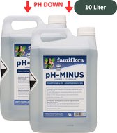 Famiflora pH Down (Minus) vloeibaar 10L (2 x 5L) - verlaagt de pH-waarde van je zwembad of spa!