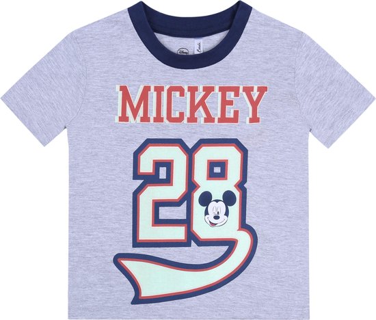 Grijs T-shirt met nummer 28 Mickey Mouse DISNEY