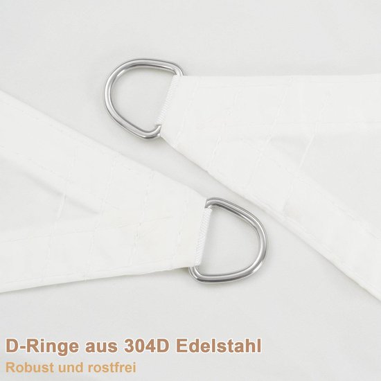 Auvent Rootz Premium - auvent imperméable - housse de protection UV - installation facile - durable et indéchirable - 4 mx 6 m