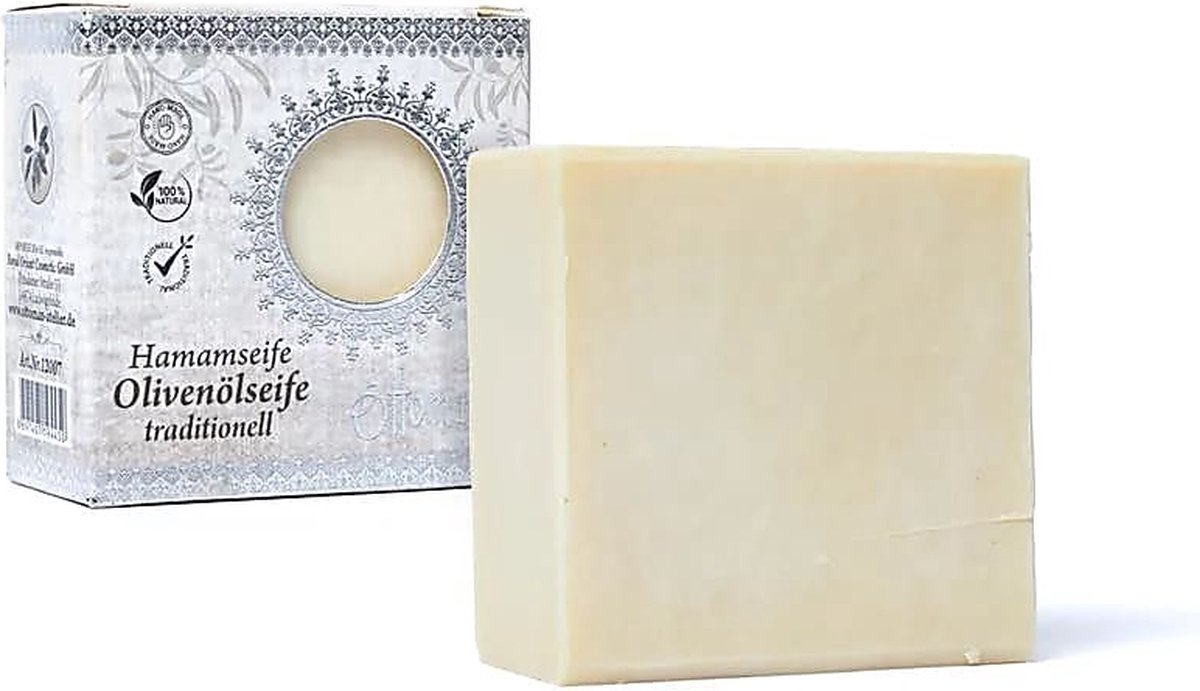 Goedkoopste Hamamzeep met olijf- en kokosolie, traditioneel, Ottoman, vegan, 190 gram