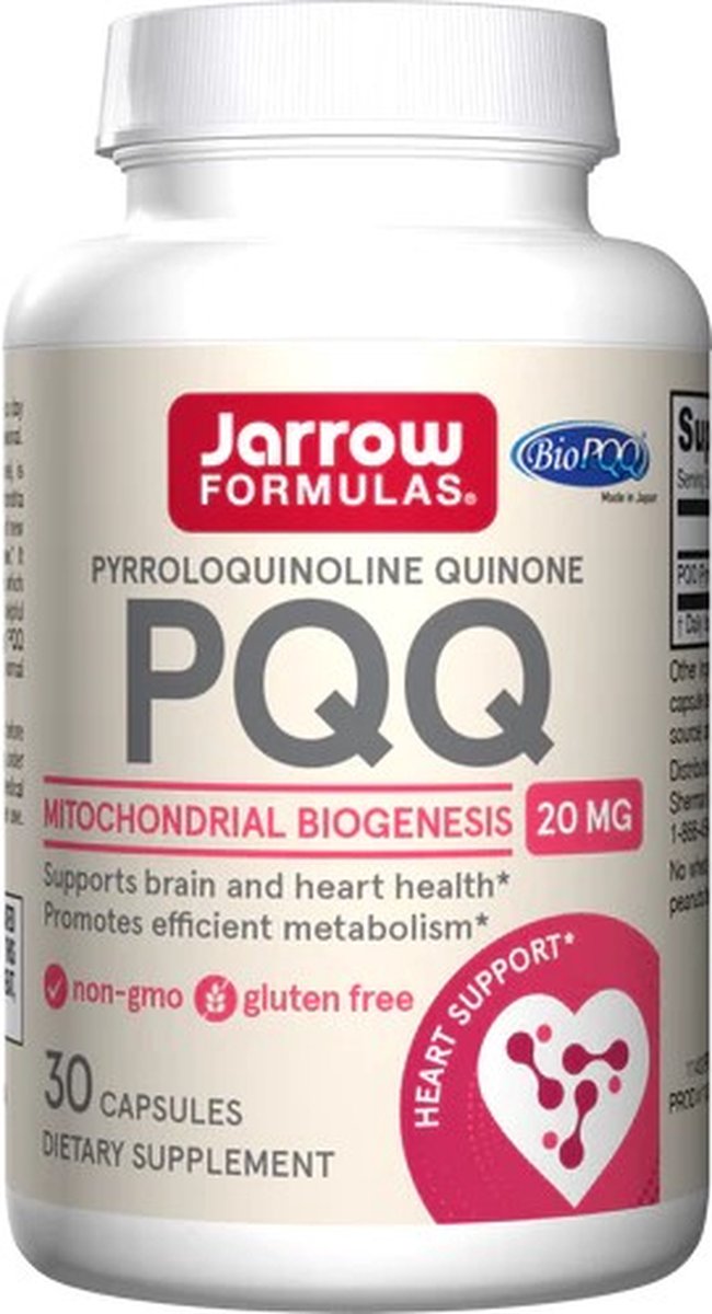 Goedkoopste PQQ 20mg 60 capsules - pyrroloquinoline quinon | Jarrow Formulas