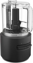 Hachoir Kitchenaid - Kitchenaid Go - Robot culinaire portable sans batterie, 1,18 L - Zwart