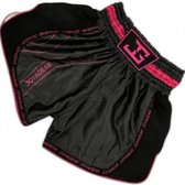Joya Essential - Kickboks broekje - Zwart met roze - S