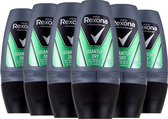 Rexona Deo Roller - Dry Quantum - 6 x 50 ml - Voordeelverpakking